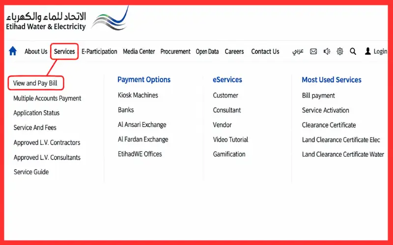 Pay FEWA Bill Online