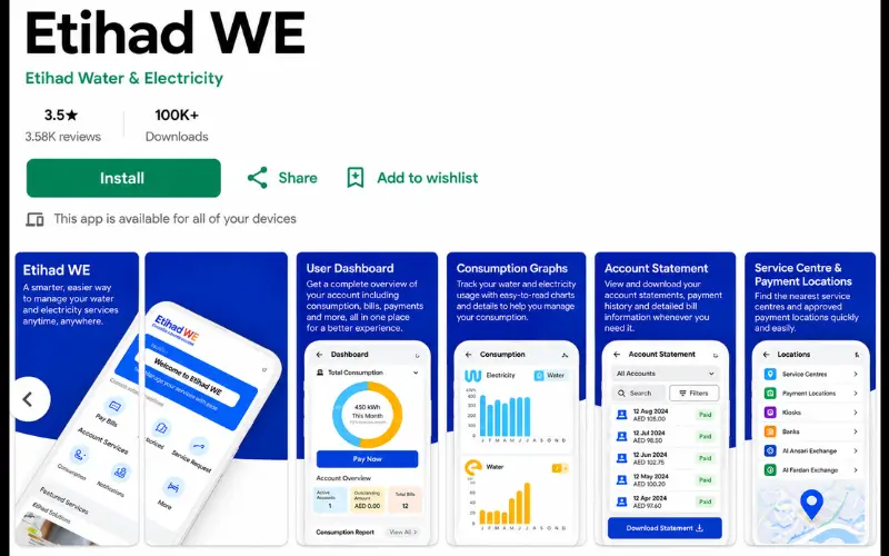 FEWA Bill Payment Through the Mobile App