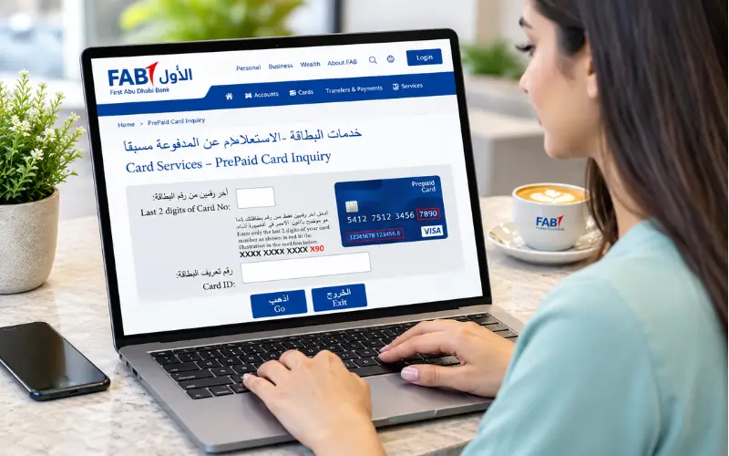 Check Your Balance Through FAB Internet Banking