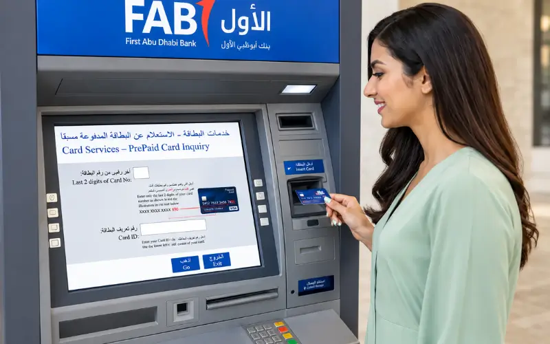 Check Your Balance at a FAB ATM